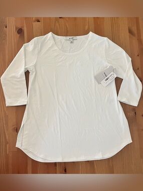 SYMPLI  CLASSIC T-SHIRT RELAX 3/4 SLEEVE size 4